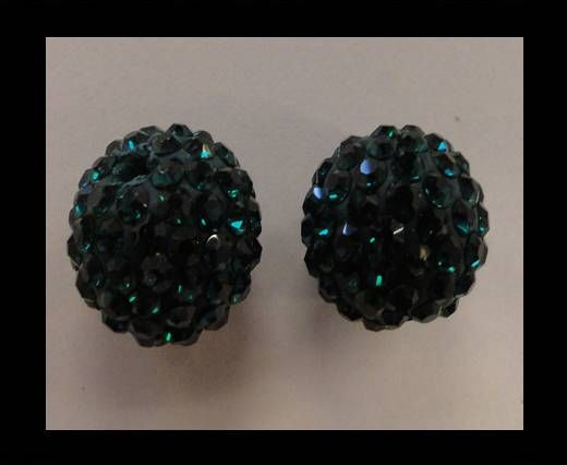 Shamballa-Bead-10mm-Fern Green