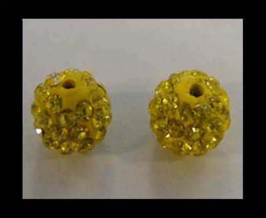 Shamballa-Bead-10mm-Citrine