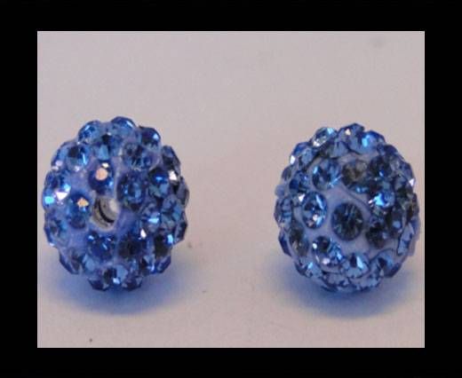 Shamballa-Bead-10mm-Light Saphire
