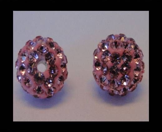 Shamballa-Bead-12mm-Light Rose