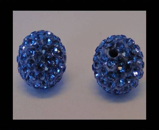 Shamballa-Bead-12mm-Light Saphire