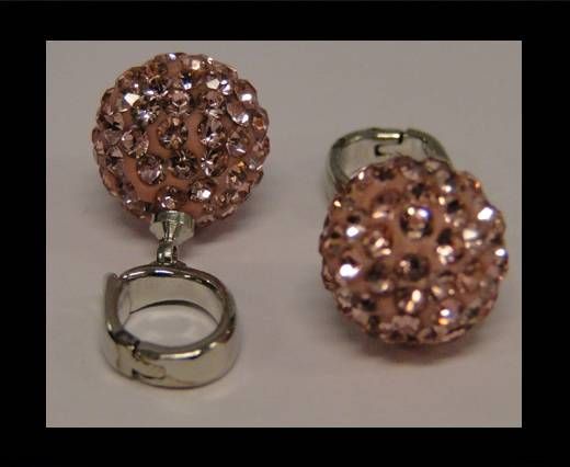 Shamballa-HC-12mm- Light Rose