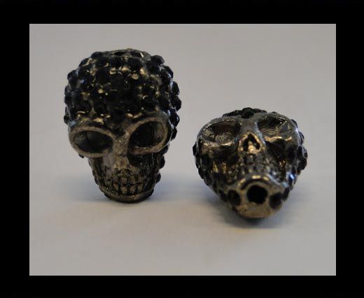 Shamballa Skull-Black