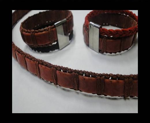 Special Real Touch Eco Leather-14mm-Maroon