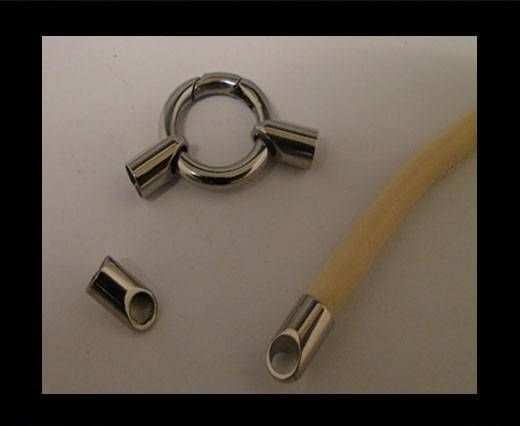 Stainless steel end cap SSP-56-6mm