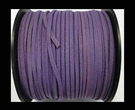 Faux Suede cord - 3mm - Dark Purple