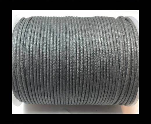 Wax Cotton Cords - 1mm - medium grey