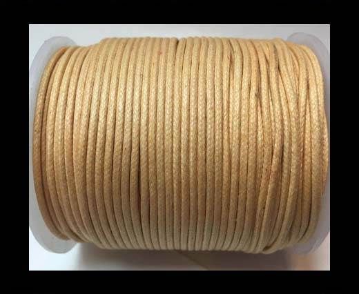 Wax Cotton Cords - 1mm - Natural