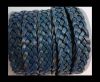 10mm Flat Braided- SE PB 64 - 5 ply braided Leather Cords
