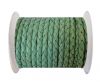 Round Braided Leather Cord SE/B/2034-Light Mint - 5mm