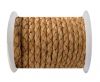 Round Braided Leather Cord SE/B/2000-Vintage Beige-6mm