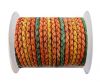 Round Braided Leather Cord SE/DM/06-Sun-6mm