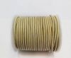 Round Leather Cord SE/R/28-Beige - 3mm