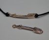 Zamak part for leather CA-4775-Rose gold