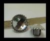 Zamak part for leather CA-4809-10*7mm-CRYSTAL