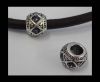 Zamak part for leather CA-4979-5mm-Black Diamond