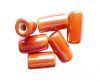 CB-Ceramic Flower-Hollow Tube-Orange AB