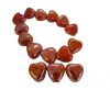 CB-Ceramic Heart - Red AB