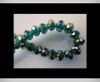 Faceted Glass Beads-6mm-Emerald-AB
