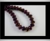 Faceted Glass Beads-18mm-Metallic Ameythst