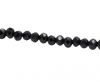 Faceted Glass Beads-2mm-BLACK QUARTZ