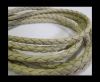 Fine Braided Nappa Leather Cords-6mm-CREAM