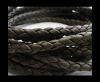 Fine Braided Nappa Leather Cords-Chocolate brown-6mm