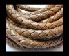 Fine Braided Nappa Leather Cords-8mm-DI PB 04 light brown closer