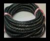 Fine Braided Nappa Leather Cords-8mm-DI PB 15 vintage blue