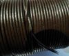 Round stitched nappa leather cord SE R 03 Dark Brown-6mm