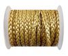 Choti-Flat 3-ply Braided Leather Metallic-SE-M-13-5mm