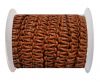 Flat Braided Cords-10MM- Stair Case Style-Burnt Siena