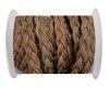 Flat Braided Cords-10MM- Twist Style-Natural