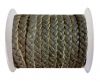 Choti-Flat 3-ply Braided Leather --5MM-SE LIGHT GREY