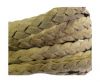 Flat Braided Nappa Leather Cords 6mm- LIGHT BEIGE