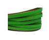 Flat leather Italian - 5 mm -neon green