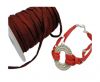 Habotai silk cords - Cherry