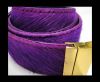 Hair-On Leather Belts-Purple -40mm