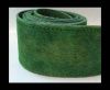 Hair-On Leather Belts-grass green-40mm