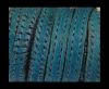 Hair-On Leather with Stitch-Blue-10mm
