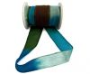 Hand dyed silk ribbons Papper Grass