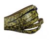 Italian Flat Leather 10mm by 2mm-Leopard Verde