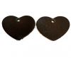 KC-Key Cord Heart Shape 8cm brown