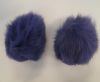 Rabbit Fur Pom Pom-Light Purple-10cms