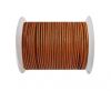 Round leather cord-2mm-M. Dusty Brown 