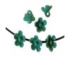 Metal Beads-Flower-Green-8mm