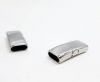 Stainless Steel Magnetic Clasp,Steel,MGST-34-12*6mm