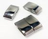 Stainless Steel Magnetic Clasp,Steel,MGST-198-17*7mm