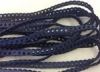 Nappa Leather - chain style - 5mm - Dark blue