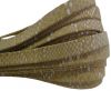 Nappa Leather Flat-10mm-Snake Raza White Beige